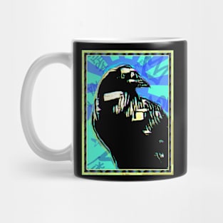 Raven Perching Out Mug